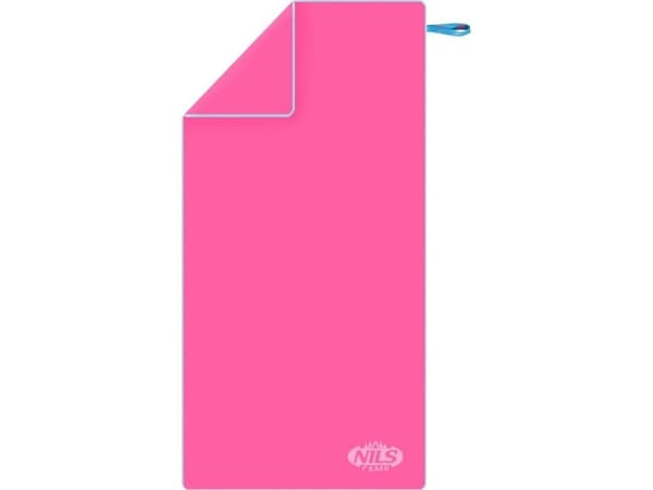 Mikrofiberhåndkle Nils Camp NCR11 rosa-blå, 140x70