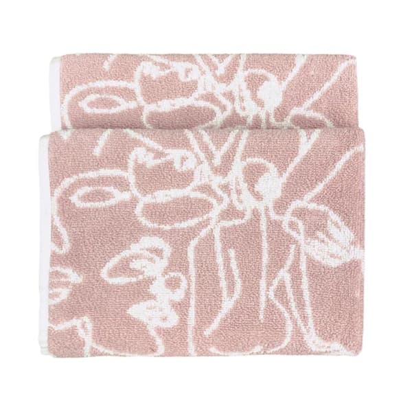 Furn Everybody Abstrakt Jacquard-håndklæde Blush One Size