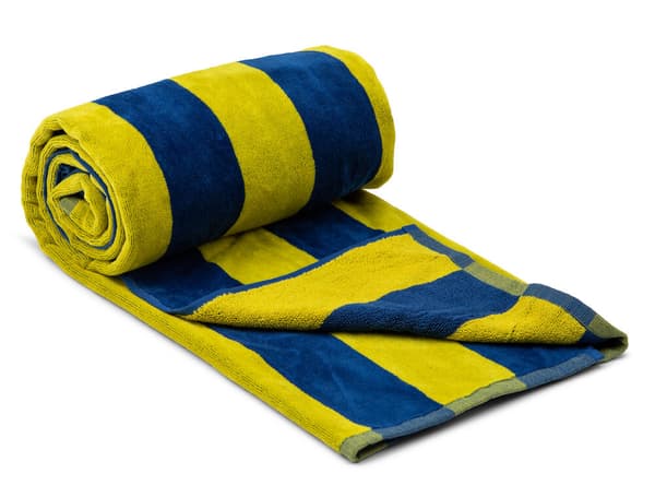 Lord Nelson VICTORY Beach Towel Cabana, Marin/Gul, 80x160 cm