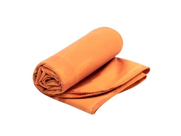Sea To Summit Tek Drylite Medium Outback Sunset Snabbtorkande resehandduk 13 x 13 x 3 cm Orange 1 st