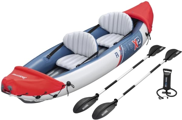 Dobbel oppblåsbar kajakk 321 x 88 cm Bestway 65077 Flerfarget