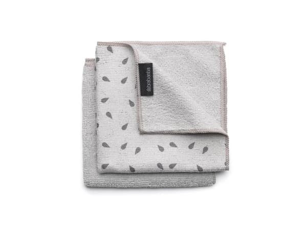 Brabantia 117688, Grå, 30 x 30 cm, Mönstrad, Mikrofiber, Maskintvätt, 60 ° C