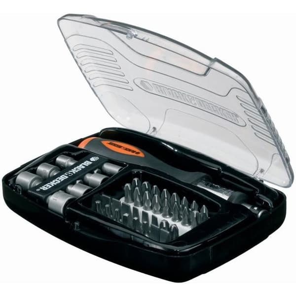 BLACK &amp; DECKER Skruvmejsel med 40 tillbehör
