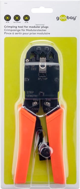Crimptang til modularstik, kompakt version