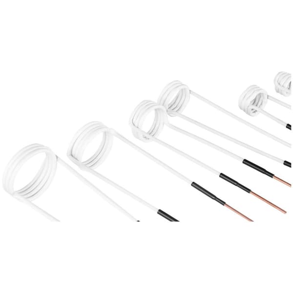 MSW Spolar till induktionsvärmare - 9 spolar - 3-50 mm - Mässing/glasfiber