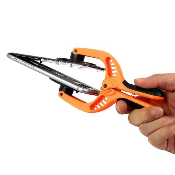 Sugkoppstång - JAKEMY - iSlack - Demontering av skärm - Smartphone/Surfplatta - Orange