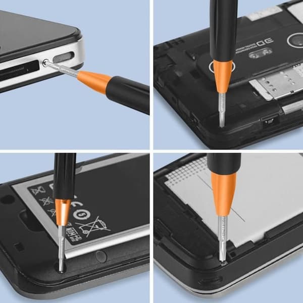 AVIZAR Smartphone/Surfplatta Demontering och Reparation Verktygssats - 6 delar - Flerfärgad Svart