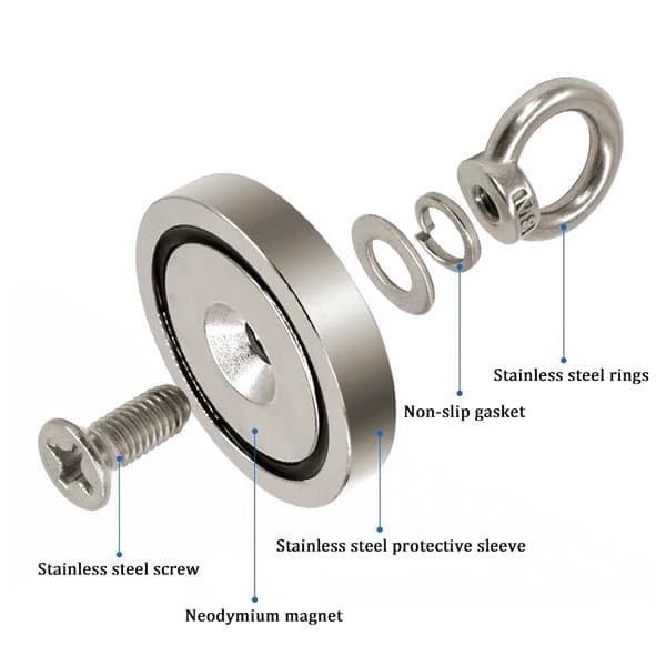 INF Superstark neodymmagnet / fiskemagnet