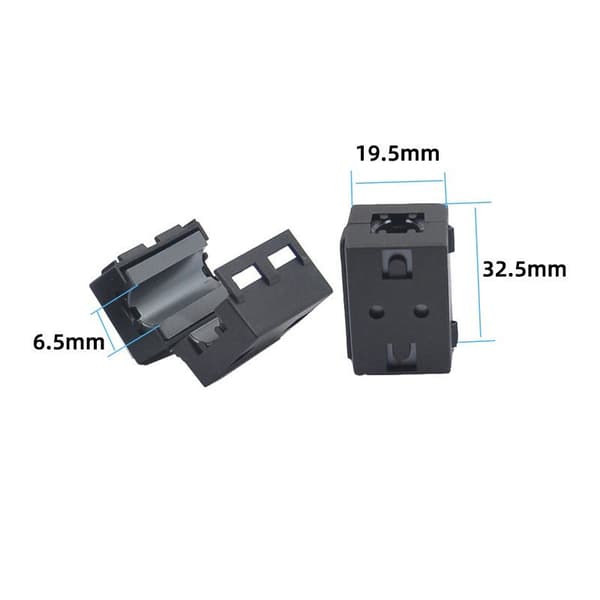 INF Ferritring kärnbrusdämpare anti-interferens 10 mm ui1000 5-pack