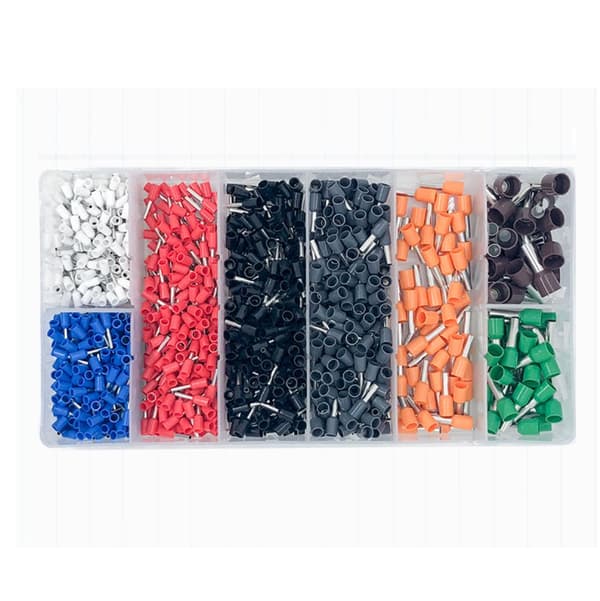 1200 stykker isolert wire end ferrules Sett