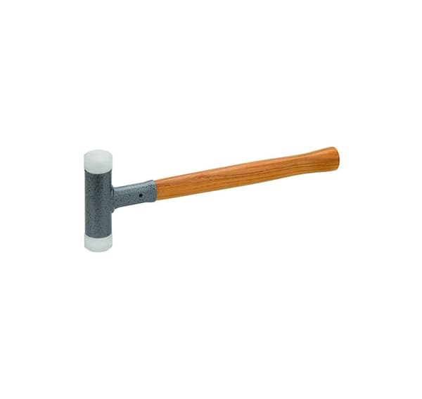 Dødslag, myk nylonhammer, Ø 32 mm, 600g, Hickory-håndtak