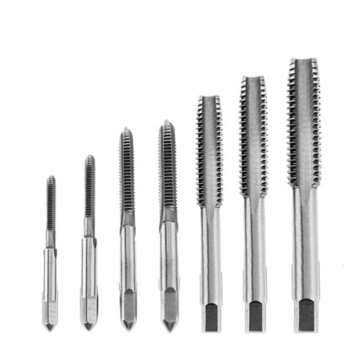 Tapnøkkelsett m3 m4 m5 m6 m8 m10 m12 7-pak