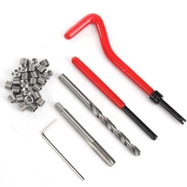 TEMPSA Kit Box 30st Gängreparationsverktyg M6 Typ Helicoil Garage