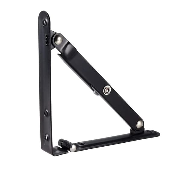 INF Sammenleggbar stativbrakett, bevegelig veggbrakett i jern 20.5x20.5x17 cm