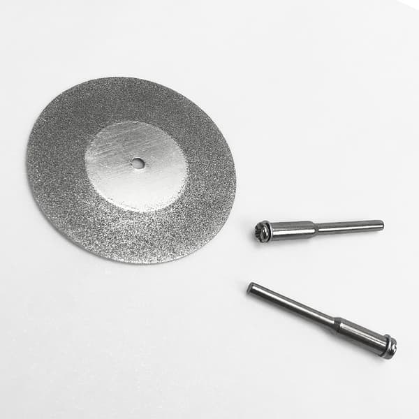 INF Diamantskjæreskivesett for skjæring av edelstener, keramikk, glass 10 stk  50 mm