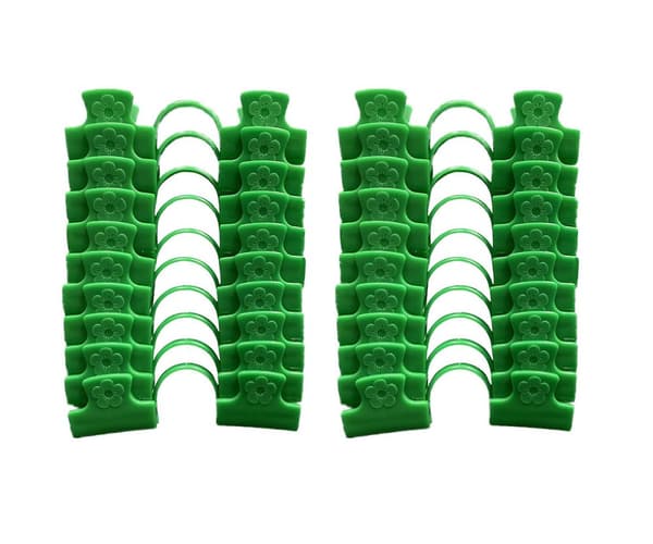 INF Varmehus Clamps Film Række Cover Netting Tunnel Hoop Clip 20-Styk