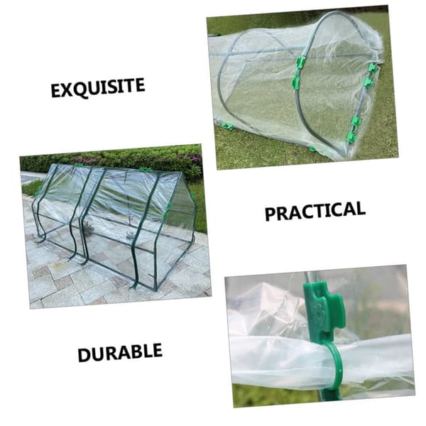 INF Varmehus Clamps Film Række Cover Netting Tunnel Hoop Clip 20-Styk