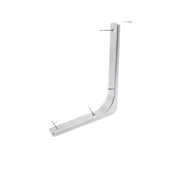 INF Veggmonterte flytende hyllebraketter L Shape hyllebraketter 2-pak