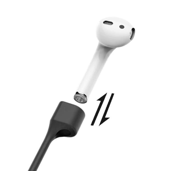 INF Magnetisk Airpods-rem til Airpods 2, Airpods Pro 2/3 Sort