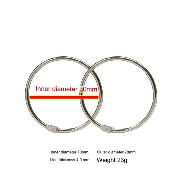 INF metall delt ring