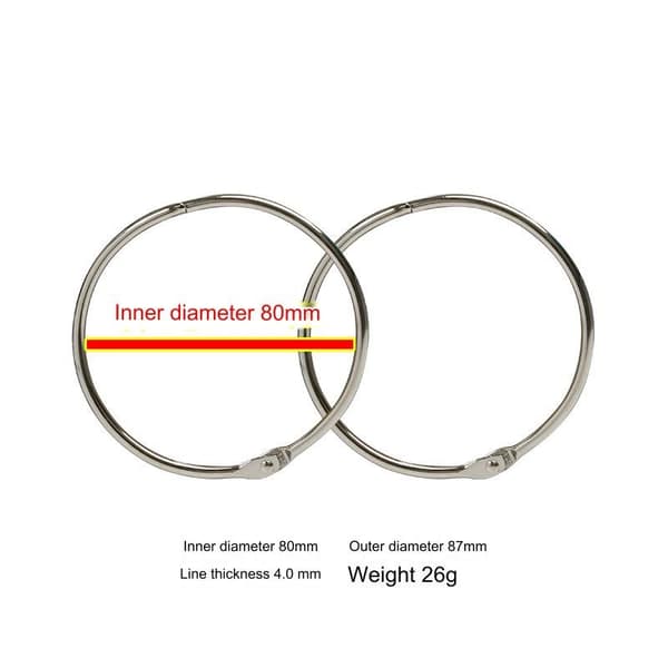 INF metall delt ring