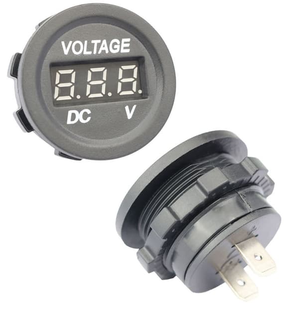 INF Køretøjsmonteret kort voltmeter