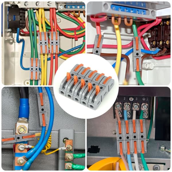 INF 3 ind 3 ud hurtigledningskabel Kompakt elektrisk stik