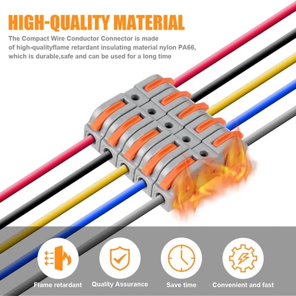 INF 4 In 4 Out Quick Wiring Kaapeli Kompakti sähköliitin