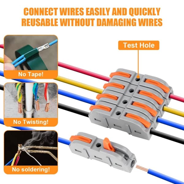 INF 4 In 4 Out Quick Wiring Kaapeli Kompakti sähköliitin
