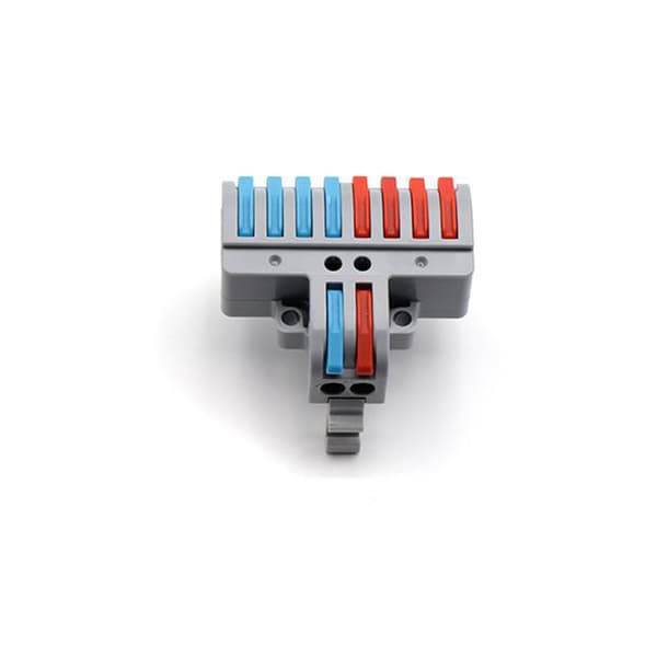 INF Spak Wire Mutter Connectors Conductor Compact Quick Wiring 2 in 8 Out