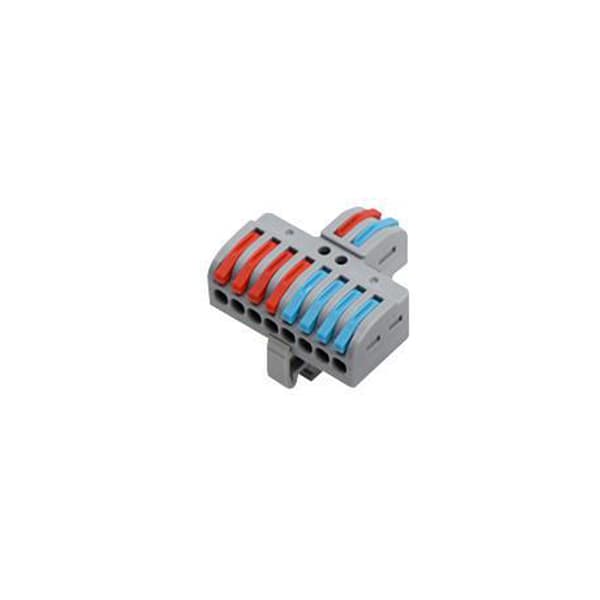 INF Spak Wire Mutter Connectors Conductor Compact Quick Wiring 2 in 8 Out