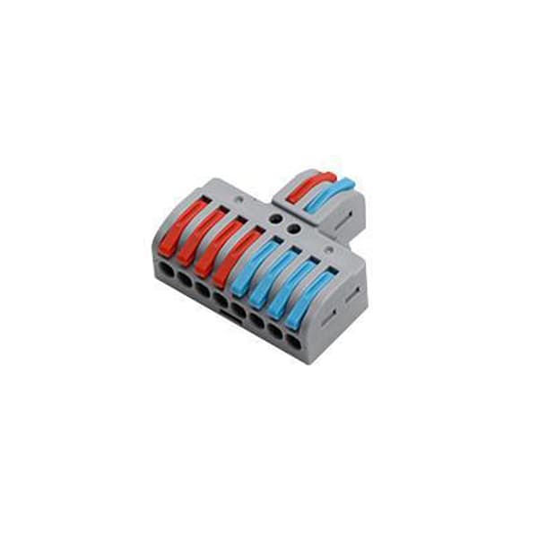 INF Spak Wire Mutter Connectors Conductor Compact Quick Wiring 2 in 8 Out