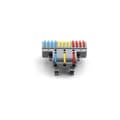 Miniatyrbild 1 av 4: INF Spak Wire Mutter Connectors Conductor Compact Quick Wiring 3 in 12 Out