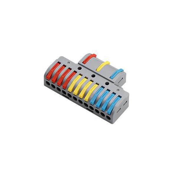 INF Spak Wire Mutter Connectors Conductor Compact Quick Wiring 3 in 12 Out