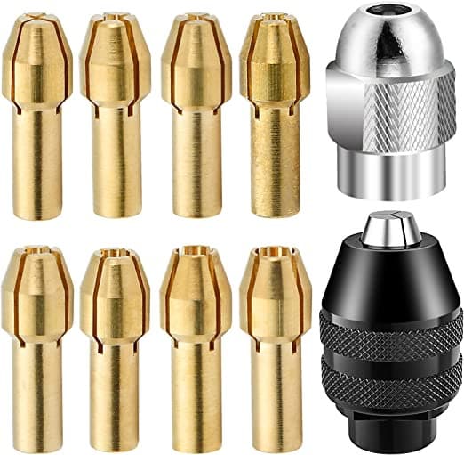 INF Dremel roterende verktøyklemmesett (kompatibel med engelsk 4485 og 4486)