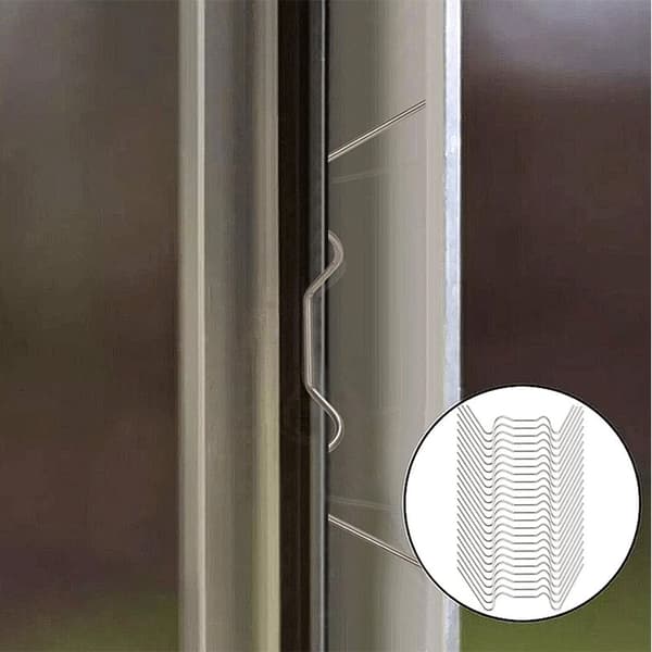 INF 25-pack Fästklämmor för Växthusglas