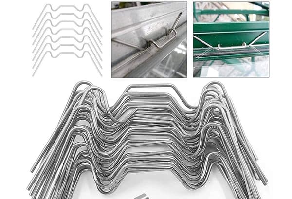 INF 25-pack Fästklämmor för Växthusglas