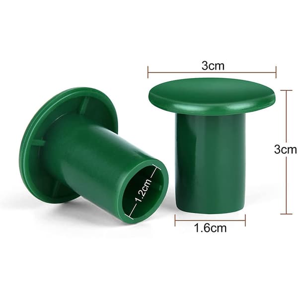INF Hage bambus stang kapsler - Beskytter mot skarpe tips og forhindrer råte 36-Piece