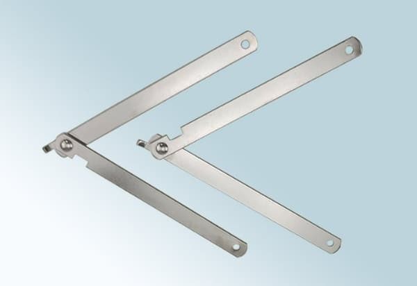 INF Skabsdør Sammenklappelig Trækstang Hardware - 2 stk