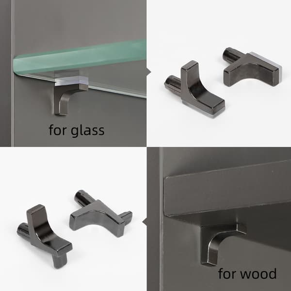 INF Nickelpläterade hyllstift för glas