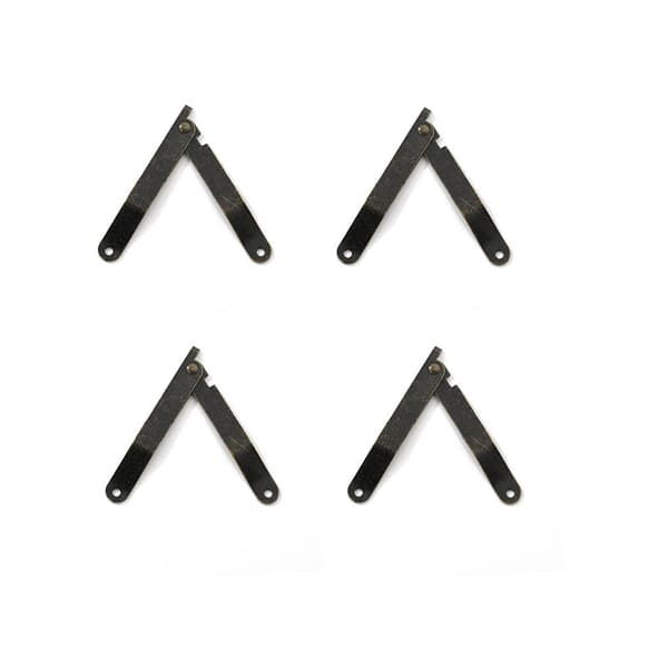 INF Antikke bronseboks hjørnebraketter (4-pack) M