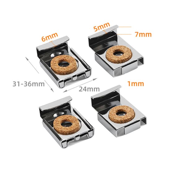 INF Järnklämmor för Speglar, 4-pack