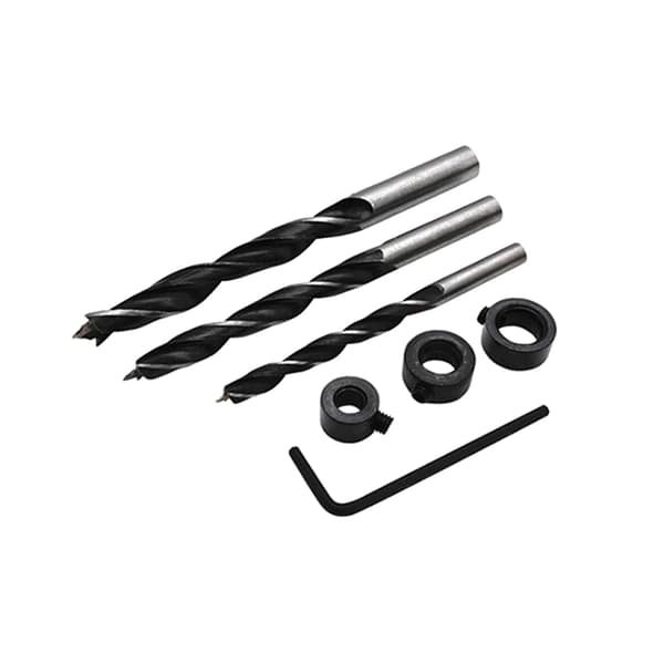 8-delt dowel Jig Kit til træbearbejdning