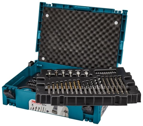 BOR OG BIT SÆT 65 STK ETUIER B-69478 MAKITA