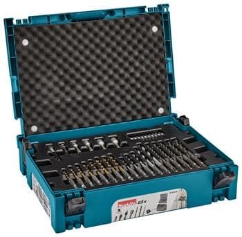 BOR OG BIT SÆT 65 STK ETUIER B-69478 MAKITA