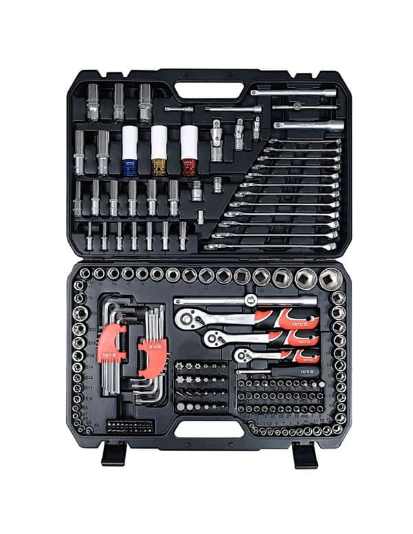 VÆRKTØJSÆT 1/4', 3/8', 1/2' KPL YT-38850 YATO