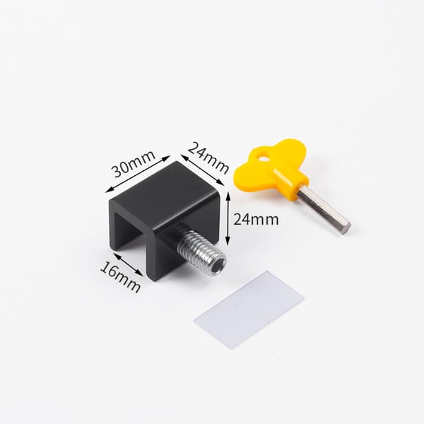 INF Enkelthuls vinduesbegrænser, aluminiumslegering (4-pak) 0