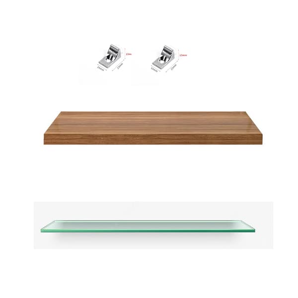INF Zinklegering glashyldebeslag, retvinklet 7-form 9 g (10-pak) 0
