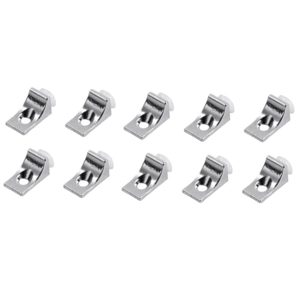 INF Zinklegering glashyldebeslag, retvinklet 7-form 9 g (10-pak) 0