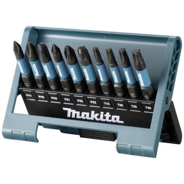 Tipset - MAKITA - E-12011 - Stål - Pack av 10 - Svart
